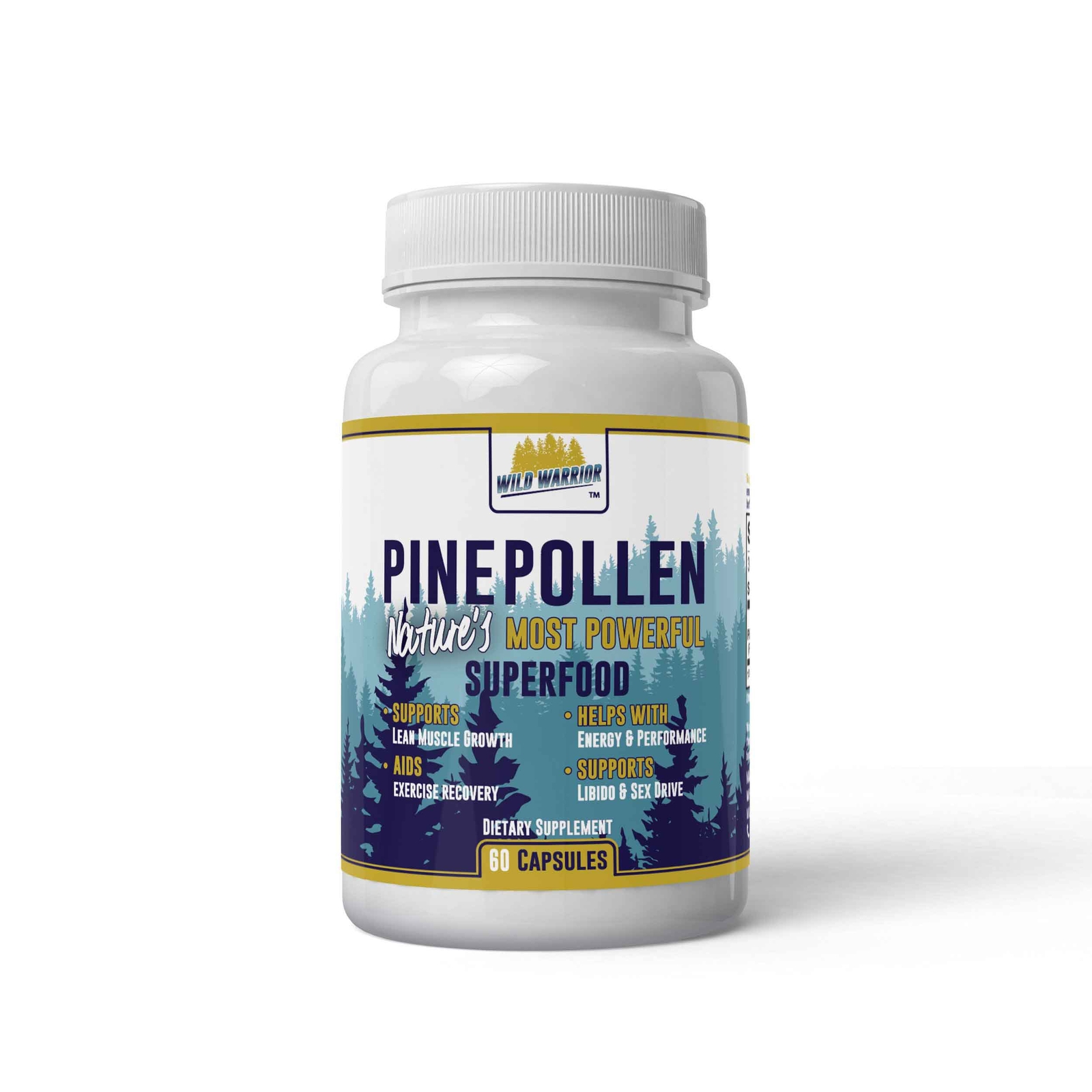 Pine Pollen Capsules - Wild Harvested - Cracked Cell Wall