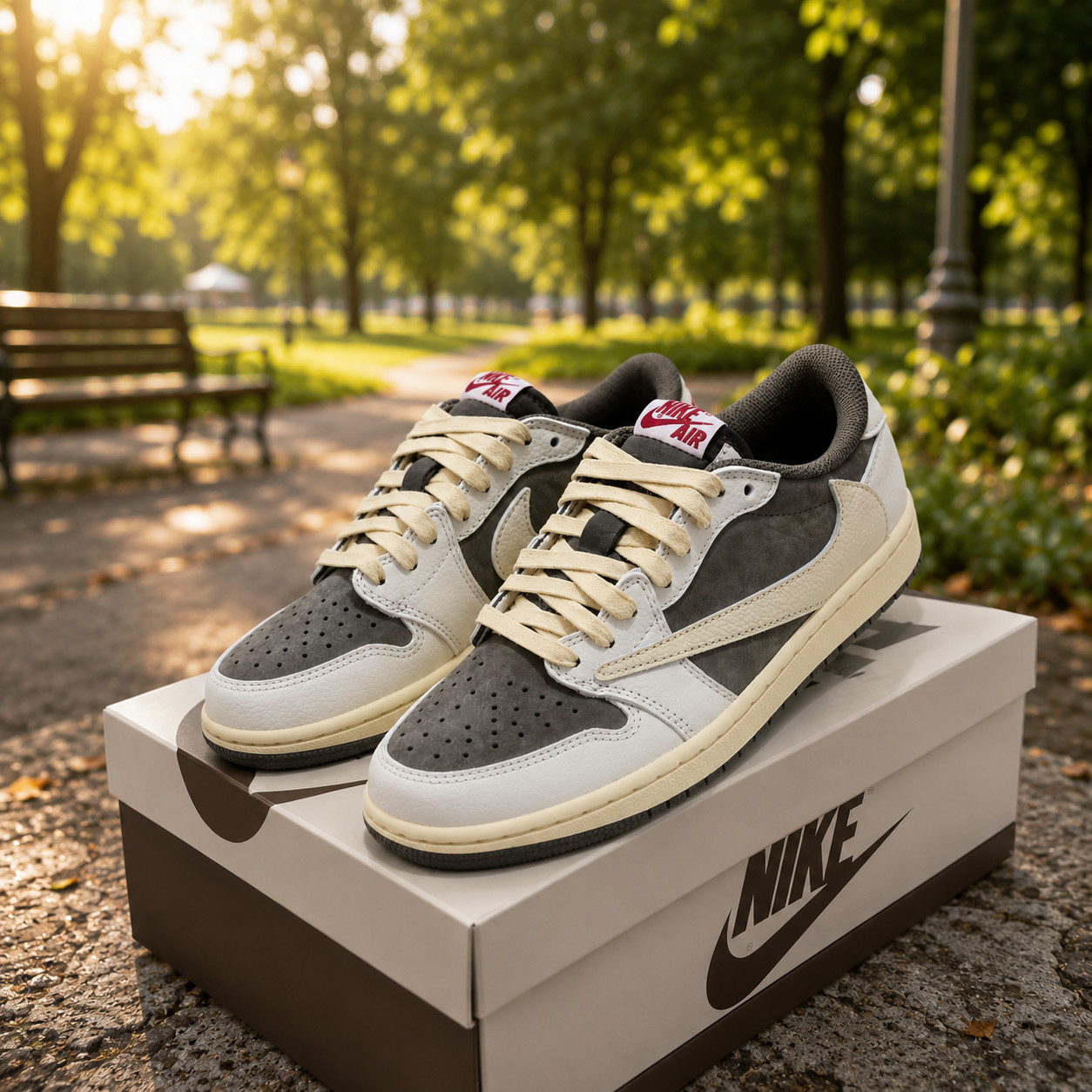 Men's Travis Sc0tt x Jordan 1 Low OG Men's Travis Sc0tt x Jordan 1 Low OG