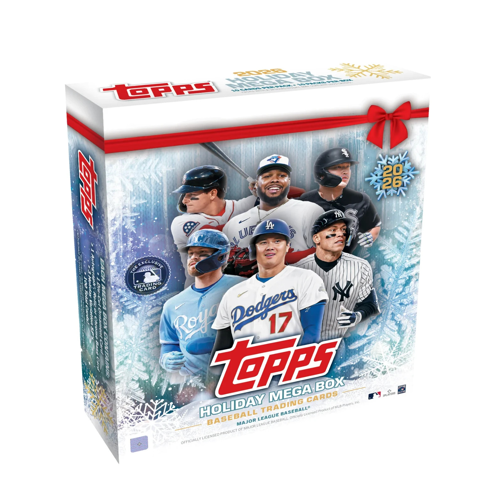 2026 TOPPS HOLIDAY Baseball MEGA BOX (100 Cards) MLB New Presale Ships Oct 21