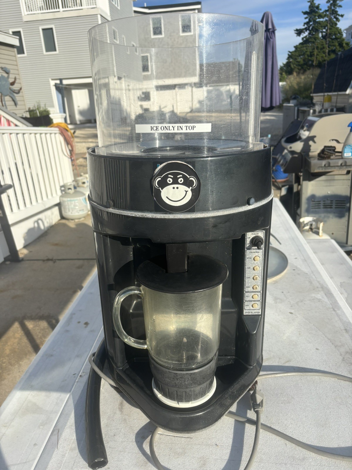 ISLAND OASIS SB-3X MACHINE SMOOTHIE & FROZEN DRINK ICE SHAVER BLENDER