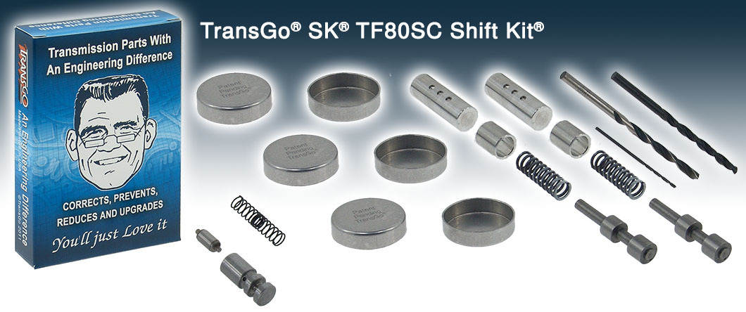 TransGo Transmission Shift Kit SKTF80SC  Solenoid Repair Kit SAAB AWF21 TF80