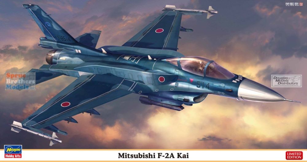 HAS07518 1:48 Hasegawa Mitsubishi F-2A Kai HAS07518 1:48 Hasegawa Mitsubishi F-2A Kai