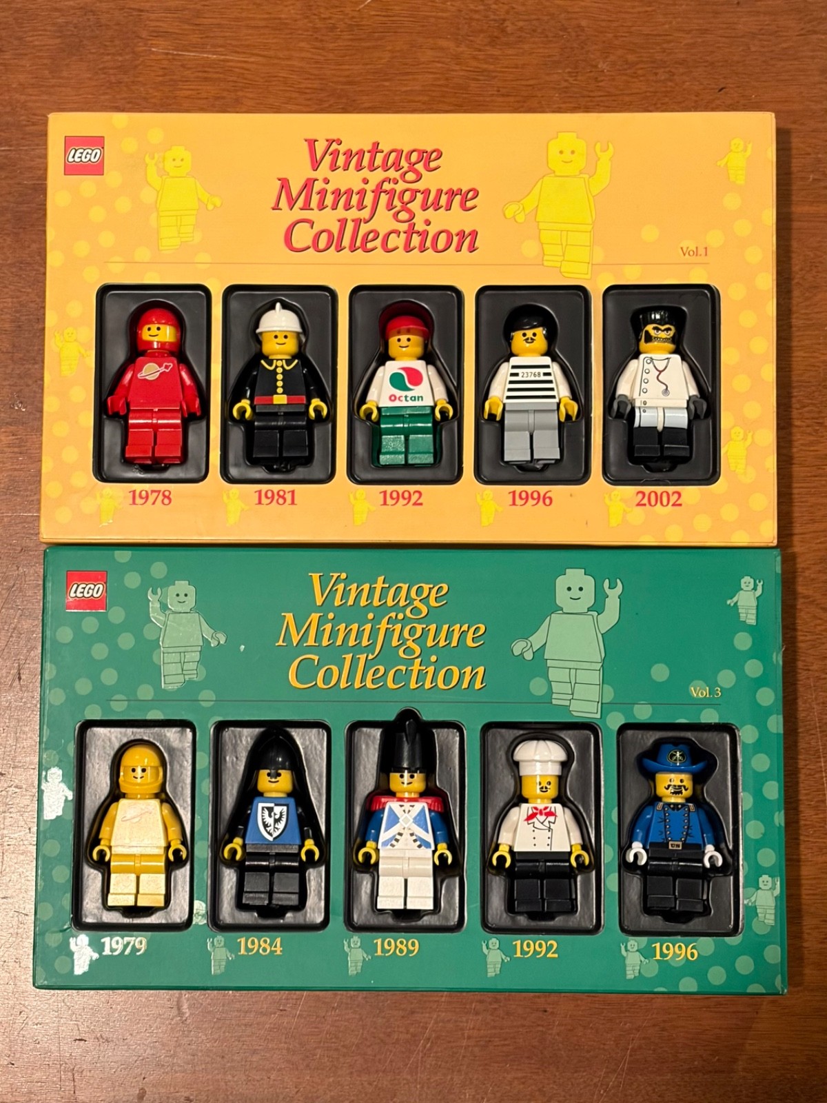 Lego Vintage Minifigure Collection Sets Volume 1 and Volume 3 Lego Vintage Minifigure Collection Sets Volume 1 and Volume 3
