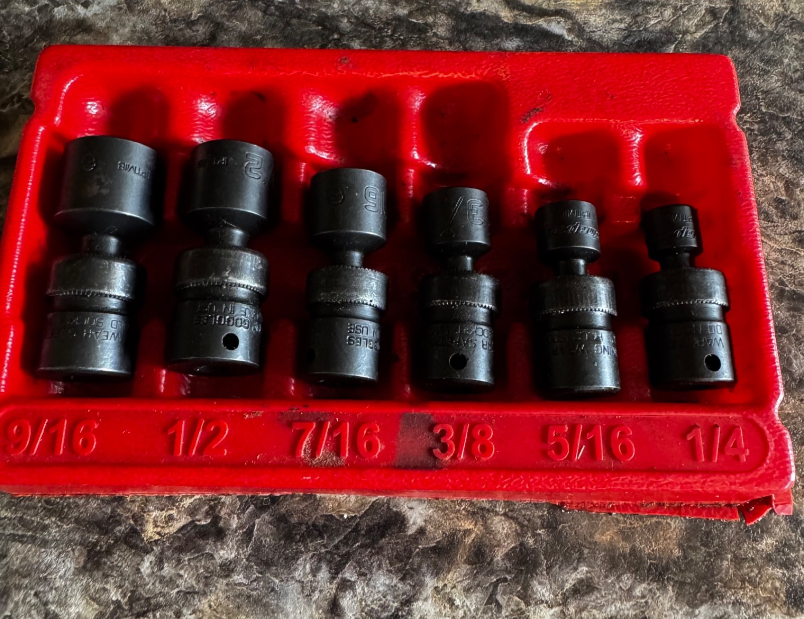 Snap on 6pc 1/4