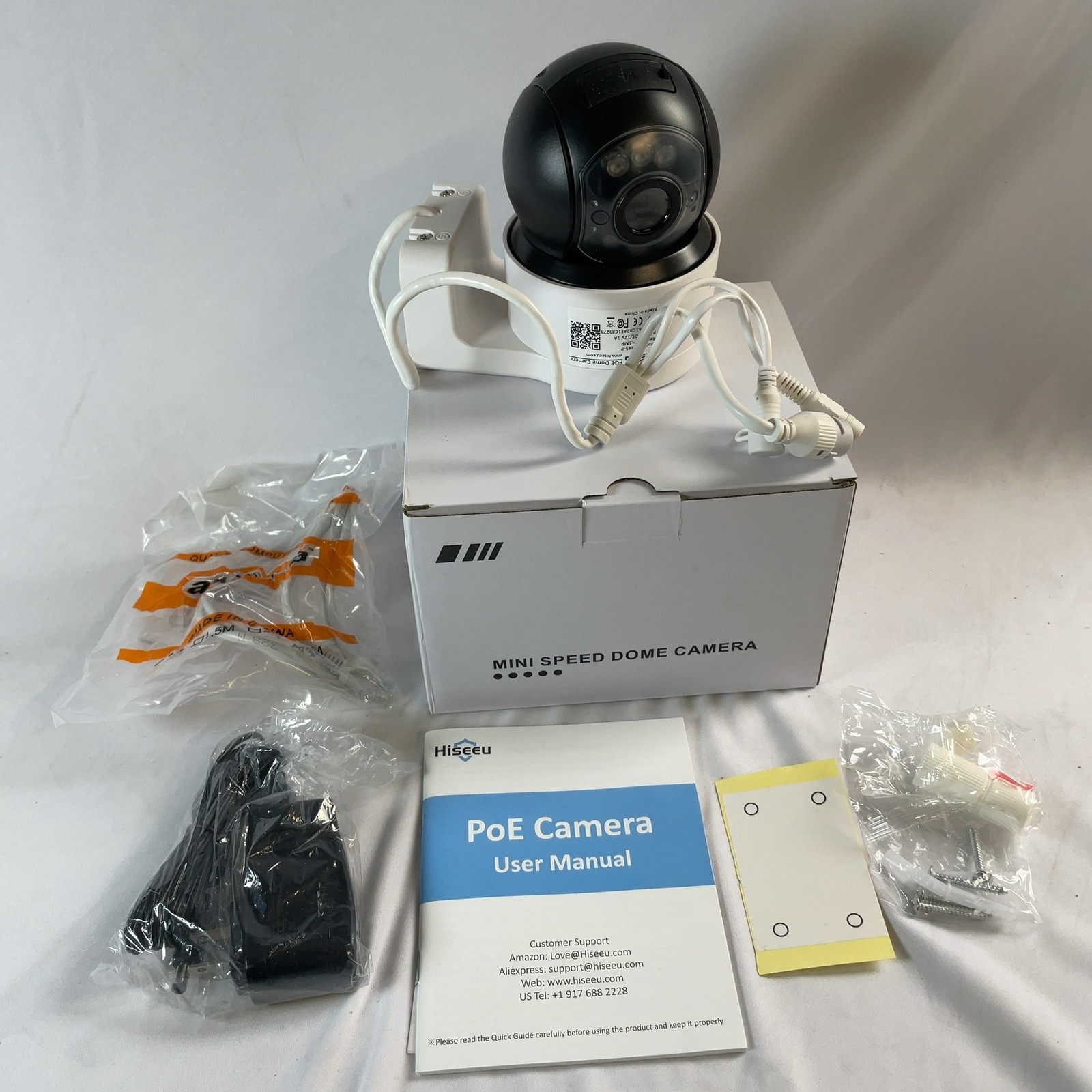Hiseeu HD385-P 5MP PoE Mini Speed Dome Camera