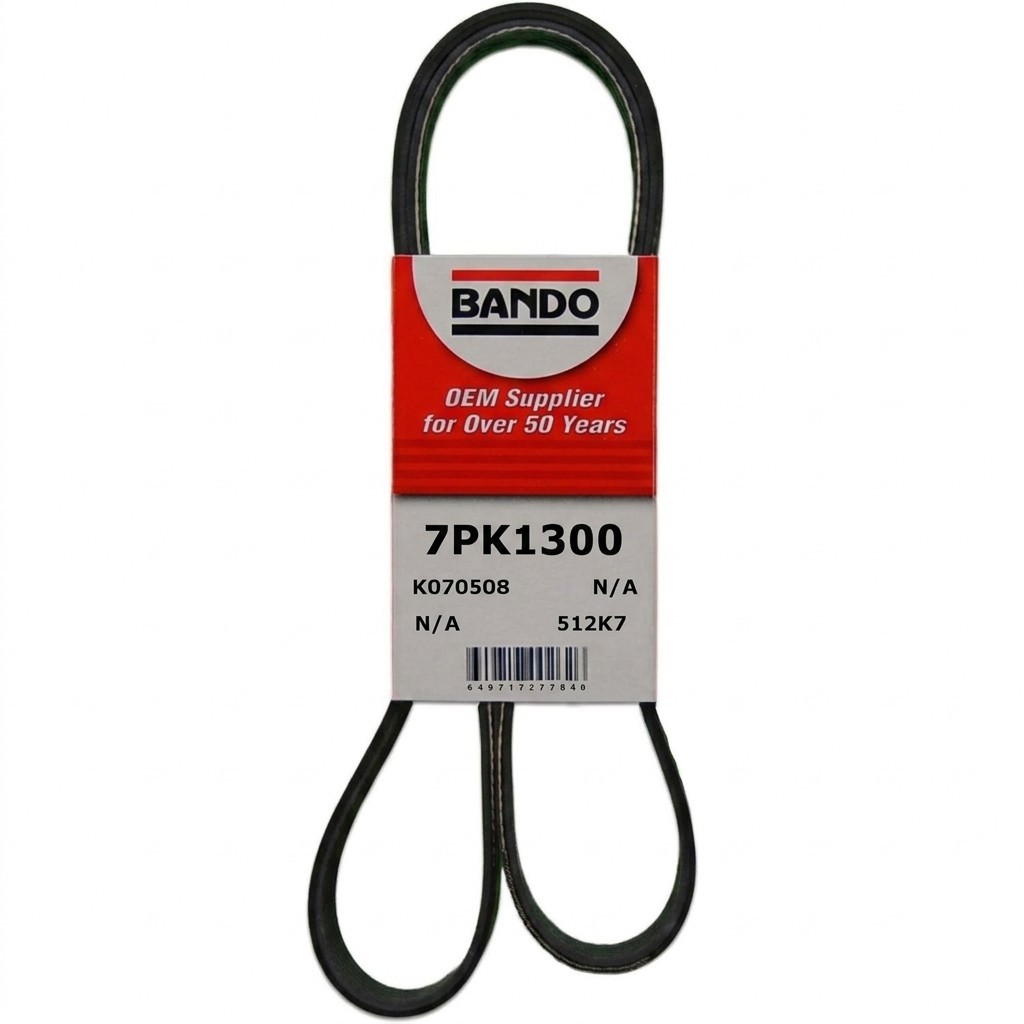 Bando 7PK1300 Serpentine Accessory Drive Belt 7 Rib 1300mm 512K7