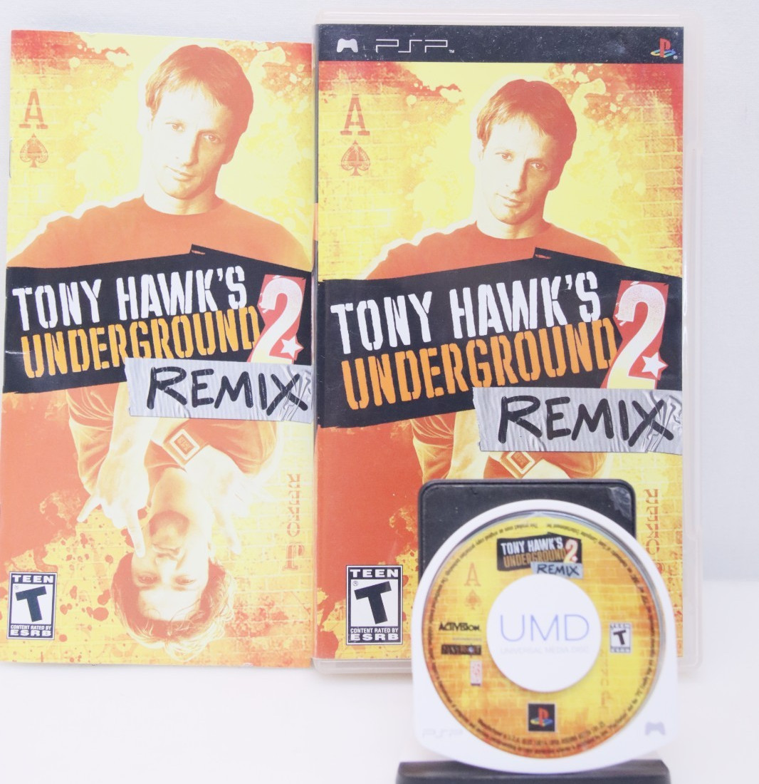 Tony Hawk\'s Underground 2: Remix (Sony PSP, 2005) CIB Great Condition