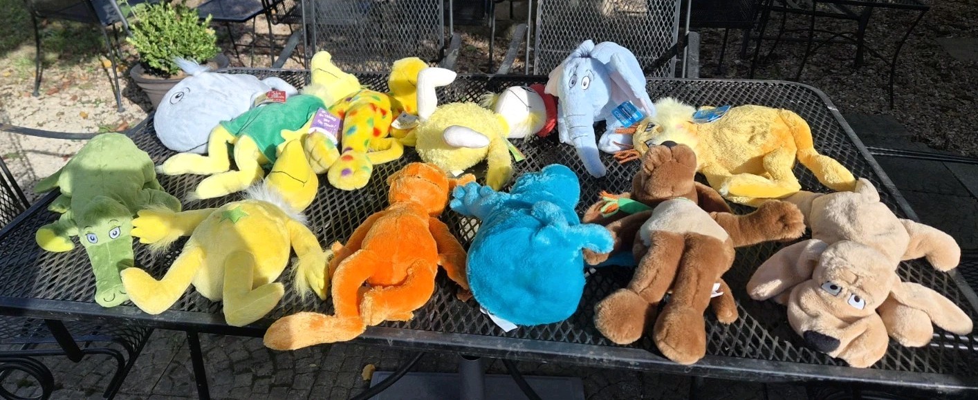 Dr Seuss Kohls Cares Plush Lot Of 12 Horton Lorax Go Dog Put Me In The Zoo +more