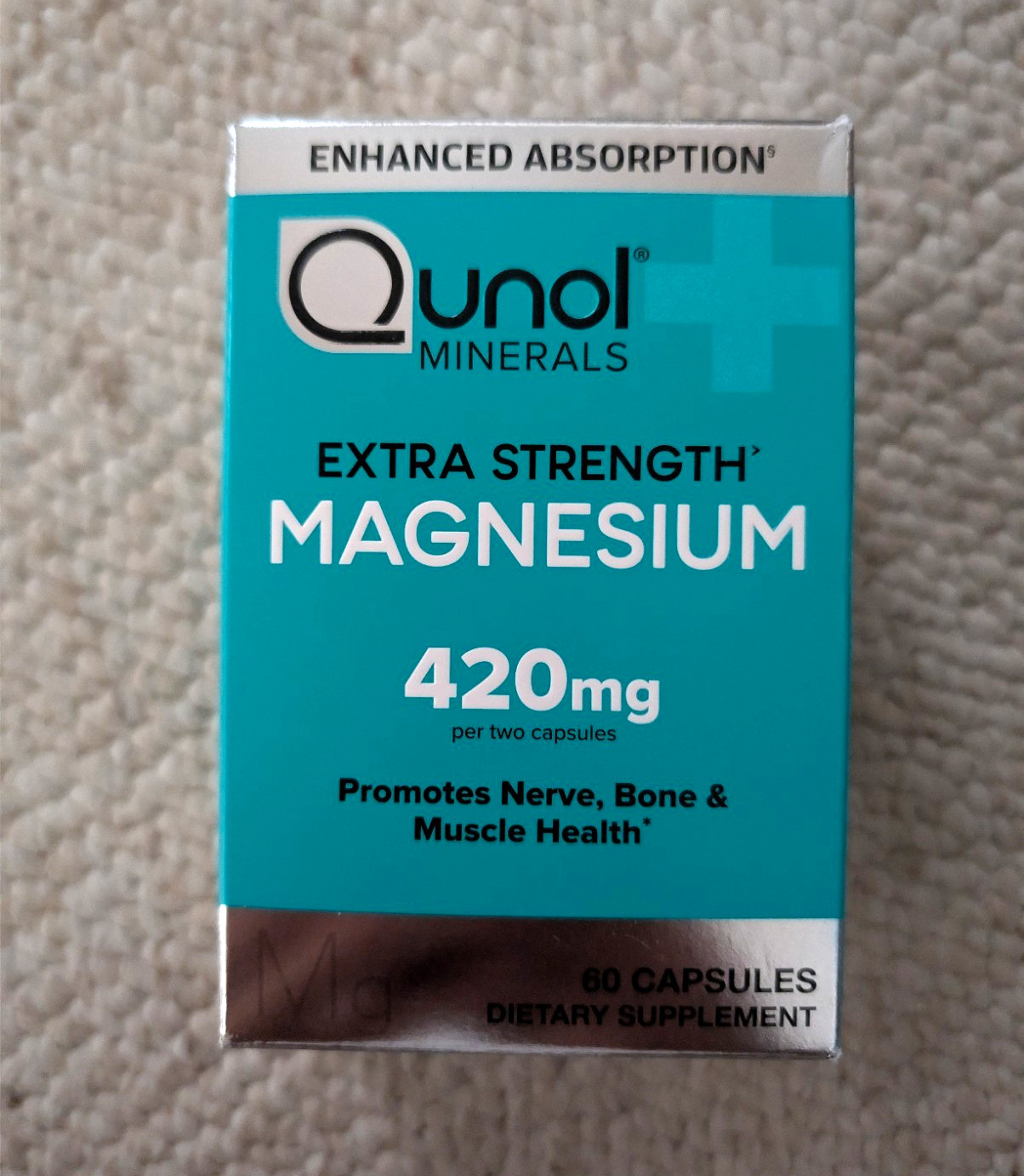 Qunol Extra Strength Magnesium 420mg 60 Capsules - 9 box lot with various EXP Qunol Extra Strength Magnesium 420mg 60 Capsules - 9 box lot with various EXP