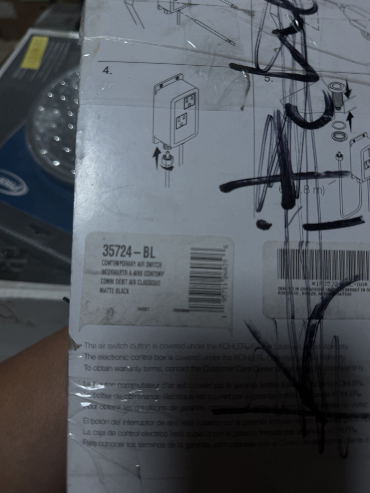 New Sealed Kohler Contemporary K-35724-2MB New Sealed Kohler Contemporary K-35724-2MB