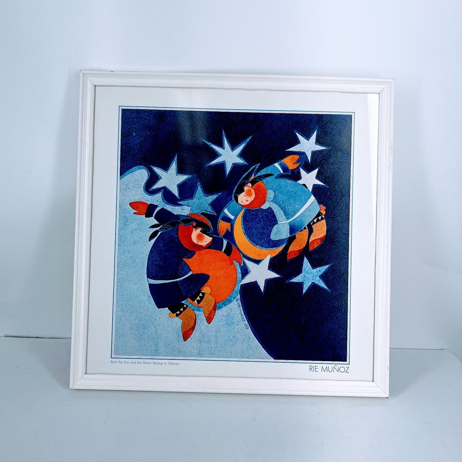 Rie Munoz Both the Sun and the Moon Belong to Women Framed Art Print 1988 20x20