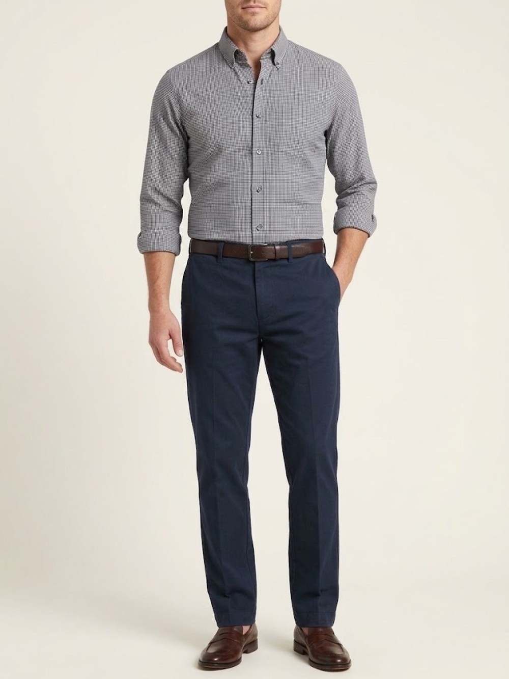 Polo by Ralph Lauren Navy Chinos - Straight Leg 32 x 32 Polo by Ralph Lauren Navy Chinos - Straight Leg 32 x 32