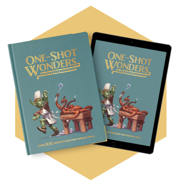 One-Shot Wonders Over 100 Adventures for Fantasy RPGs Lot ST