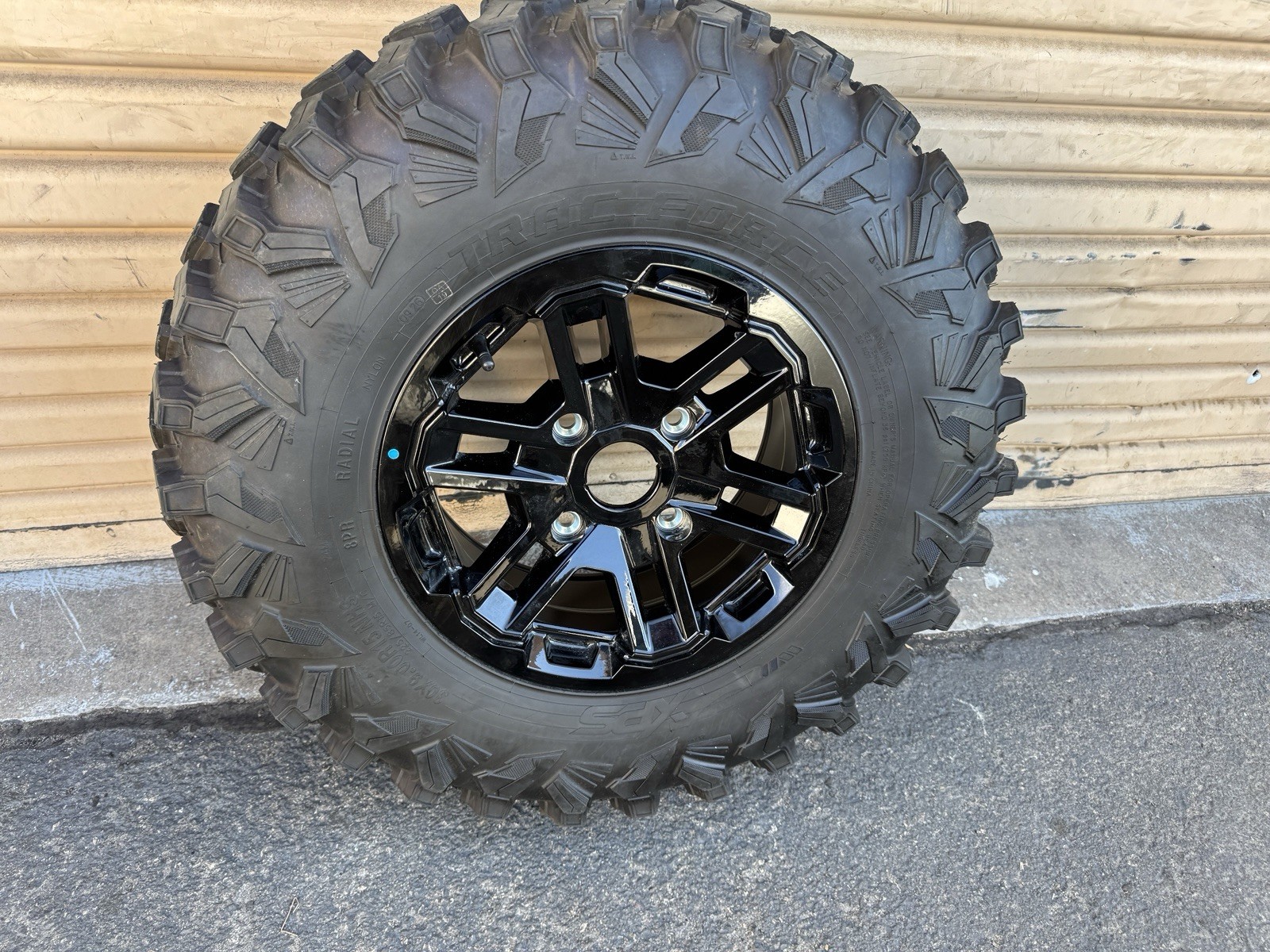CAN AM DEFENDER LONE STAR FRONT  WHEEL TIRE 30x9x15 XPS TRAC FORCE 2025 W833 (1)