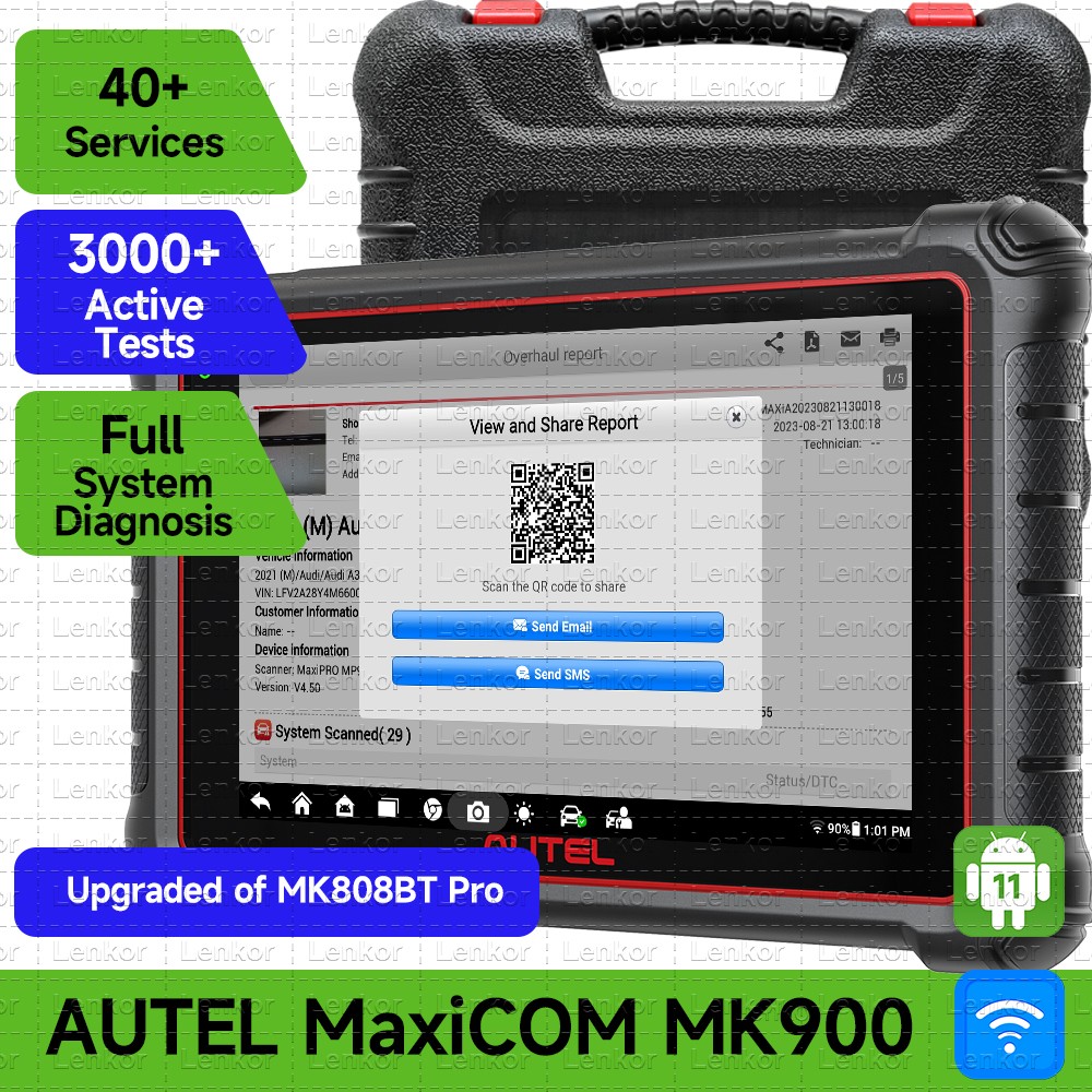 2026 Autel MaxiCOM MK900 MK900BT MX900 Auto All System Diagnostic Scanner Tool 2026 Autel MaxiCOM MK900 MK900BT MX900 Auto All System Diagnostic Scanner Tool