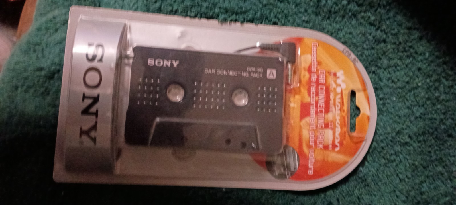 Vintage Sony CPA-9C Car Connecting Pack Cassette Tape Adapter Discman 1998 NOS Vintage Sony CPA-9C Car Connecting Pack Cassette Tape Adapter Discman 1998 NOS