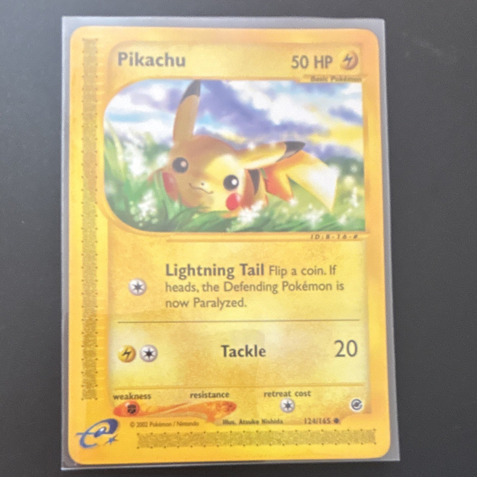 Pikachu 124/165 Expedition Base Set Regular Pikachu 124/165 Expedition Base Set Regular
