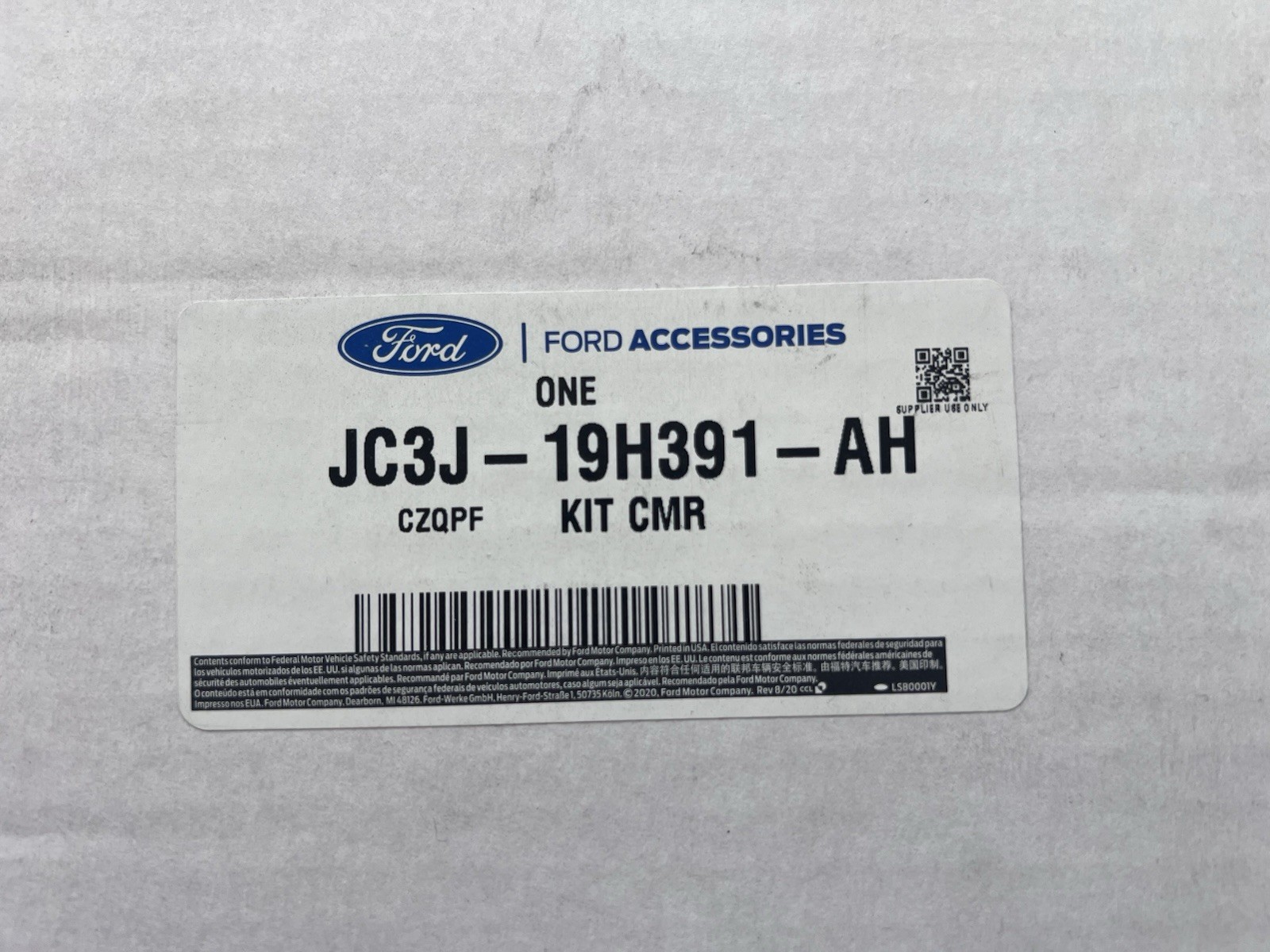NEW Ford OEM Rear Backup Camera Kit 17-26 Super Duty Cab/Chassis JC3J-19H391-AH