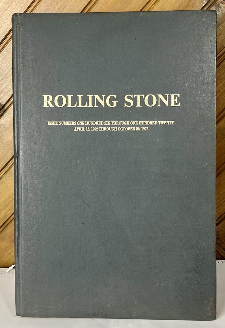 Rolling Stone Magazine Bound Volume Issue 106-120; Apr 13-Oct 26 1972 READ Desc