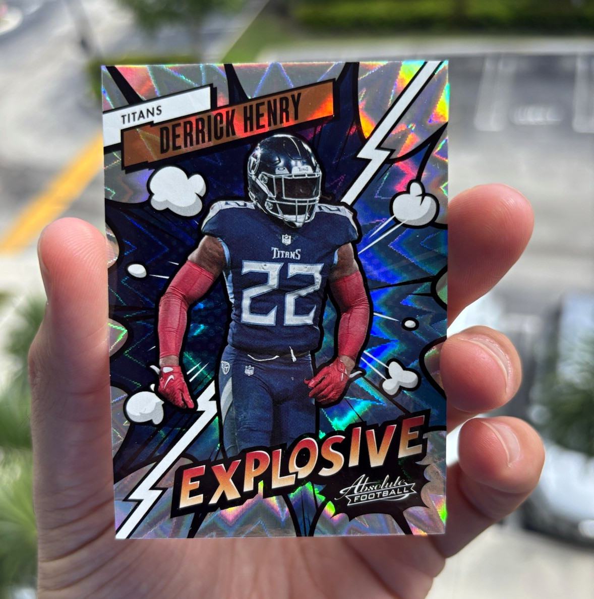 2023 Panini Absolute Explosive Derrick Henry #24 Tennessee Titans 2023 Panini Absolute Explosive Derrick Henry #24 Tennessee Titans