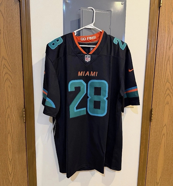 Men\'s Dolphins Achane#28 Blue 2025 Rivalries Collection Limited Jersey S-3XL NEW Men\'s Dolphins Achane#28 Blue 2025 Rivalries Collection Limited Jersey S-3XL NEW
