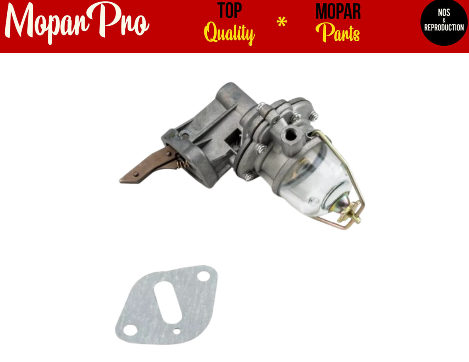 1956-1959 PLYMOUTH CHRYSLER  DODGE DESOTO FLAT 6 CYL BRAND NEW FUEL PUMP