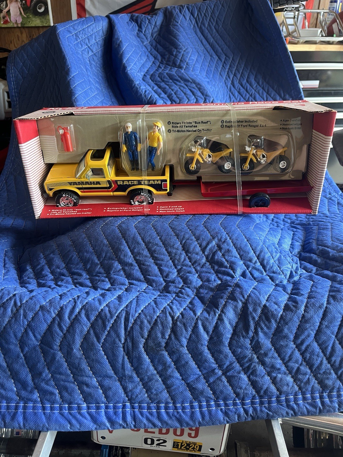Vintage Nylint USA Yamaha Race Team ATC 3 Wheeler Set No. 8271 Vintage Nylint USA Yamaha Race Team ATC 3 Wheeler Set No. 8271