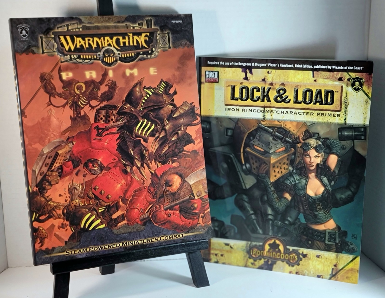 Privateer Press Warmachine Prime (1st) + Iron Kingdoms d20 Lock & Load Primer
