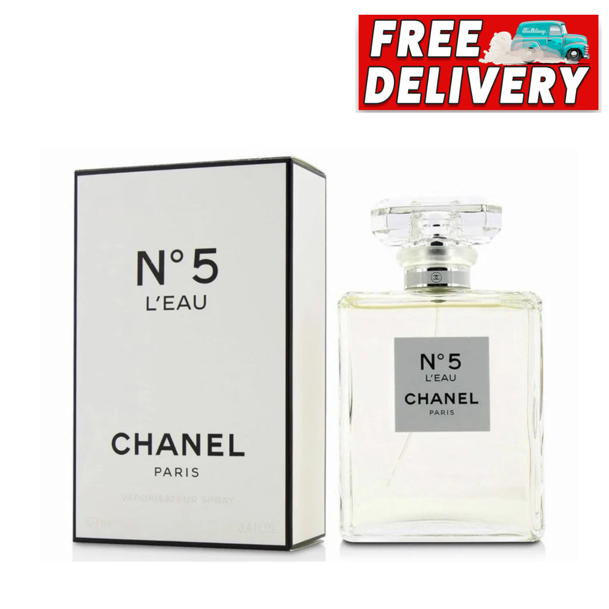 CHANEL N°5 L\'EAU Eau de Toilette Spray 3.4 fl oz Women\'s Fragrance