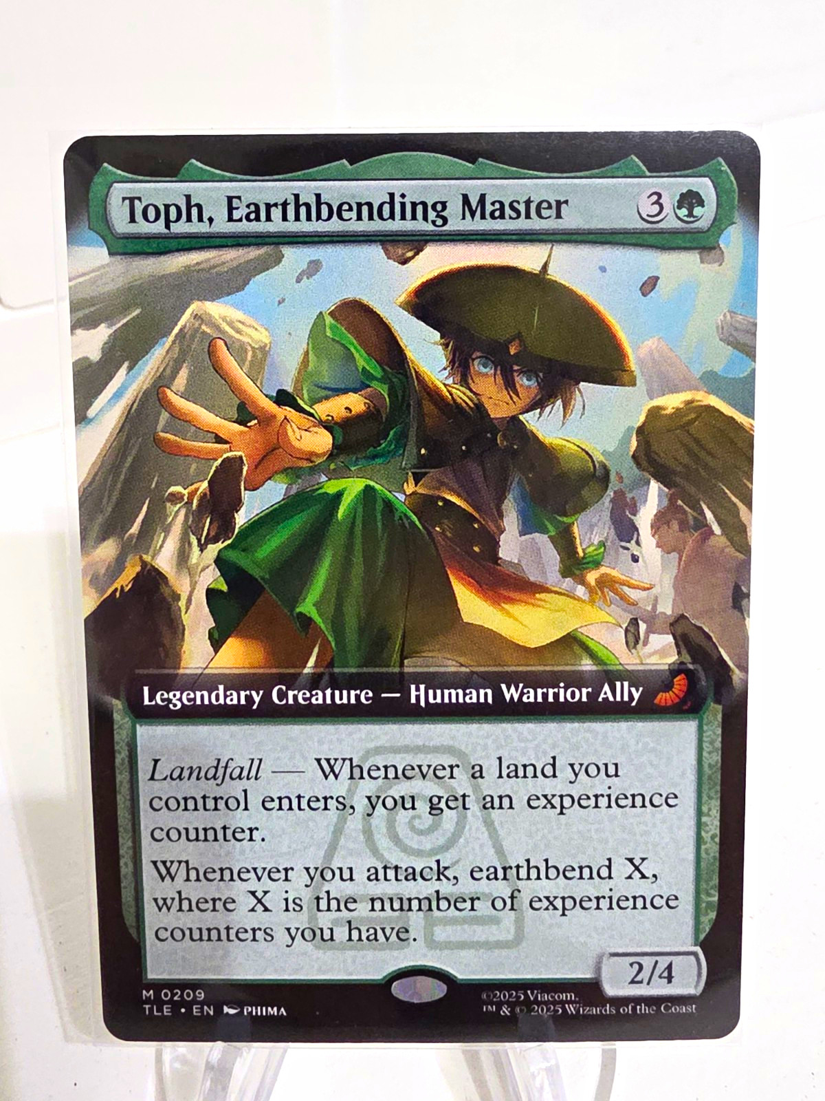 Toph, Earthbending Master TLE Regular Mythic Extended Art #0209 EN
