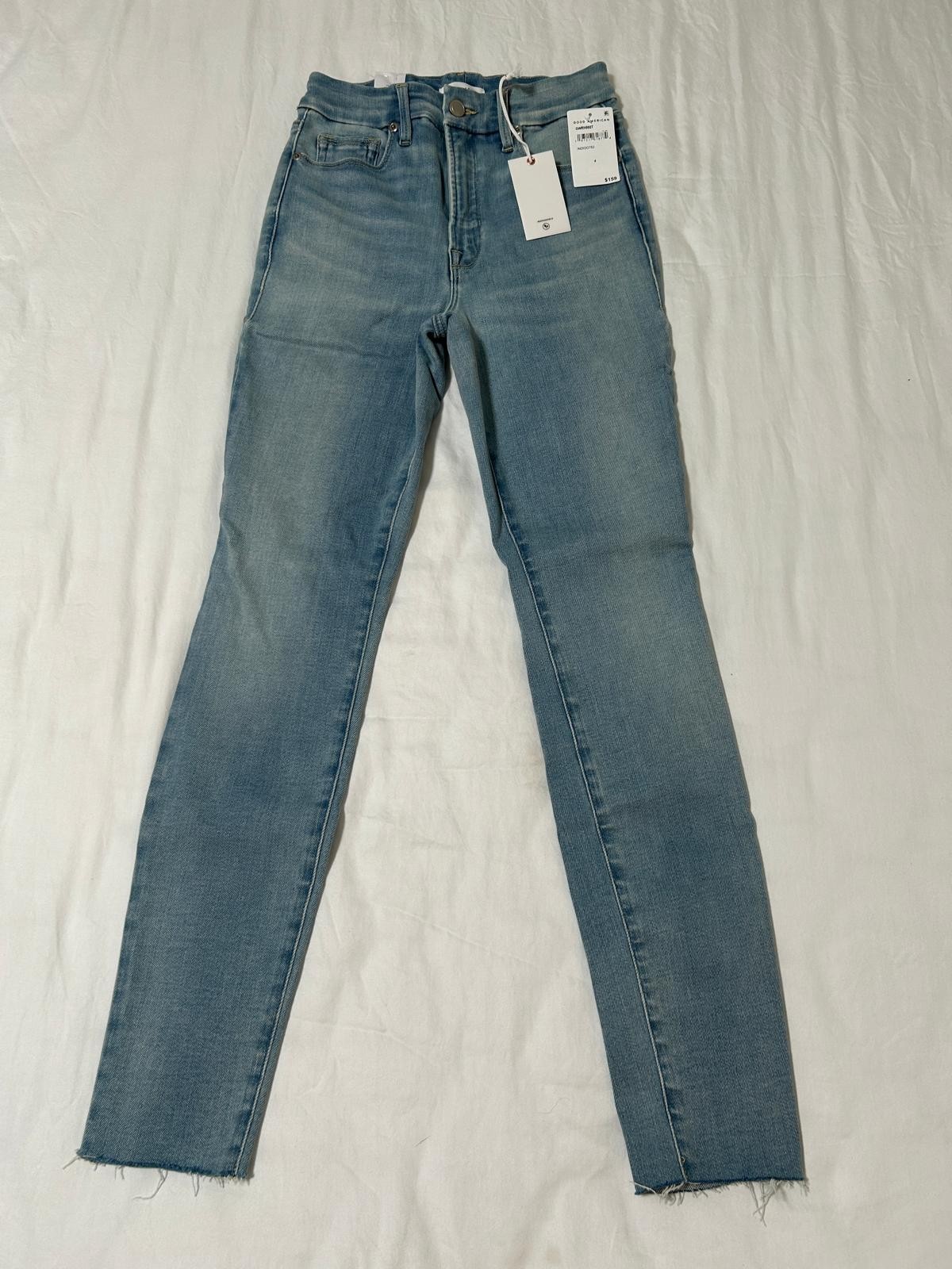 Good American Womens Good Waist Skinny High Rise Flat Tummy Tech Choose Your Sz Good American Womens Good Waist Skinny High Rise Flat Tummy Tech Choose Your Sz