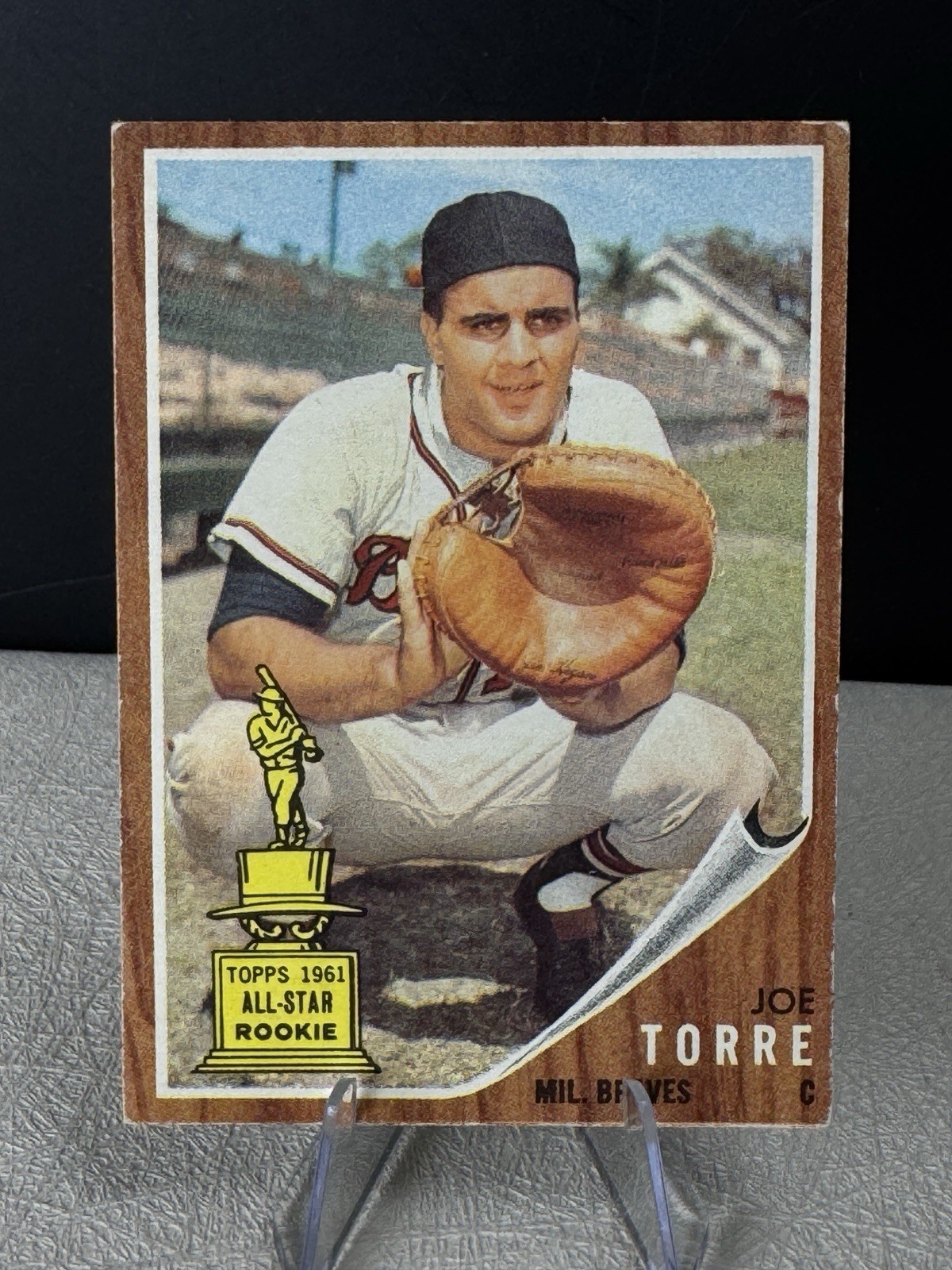 1962 Topps Baseball #218 JOE TORRE Rookie Card / Centered & Sharp Vintage Card
