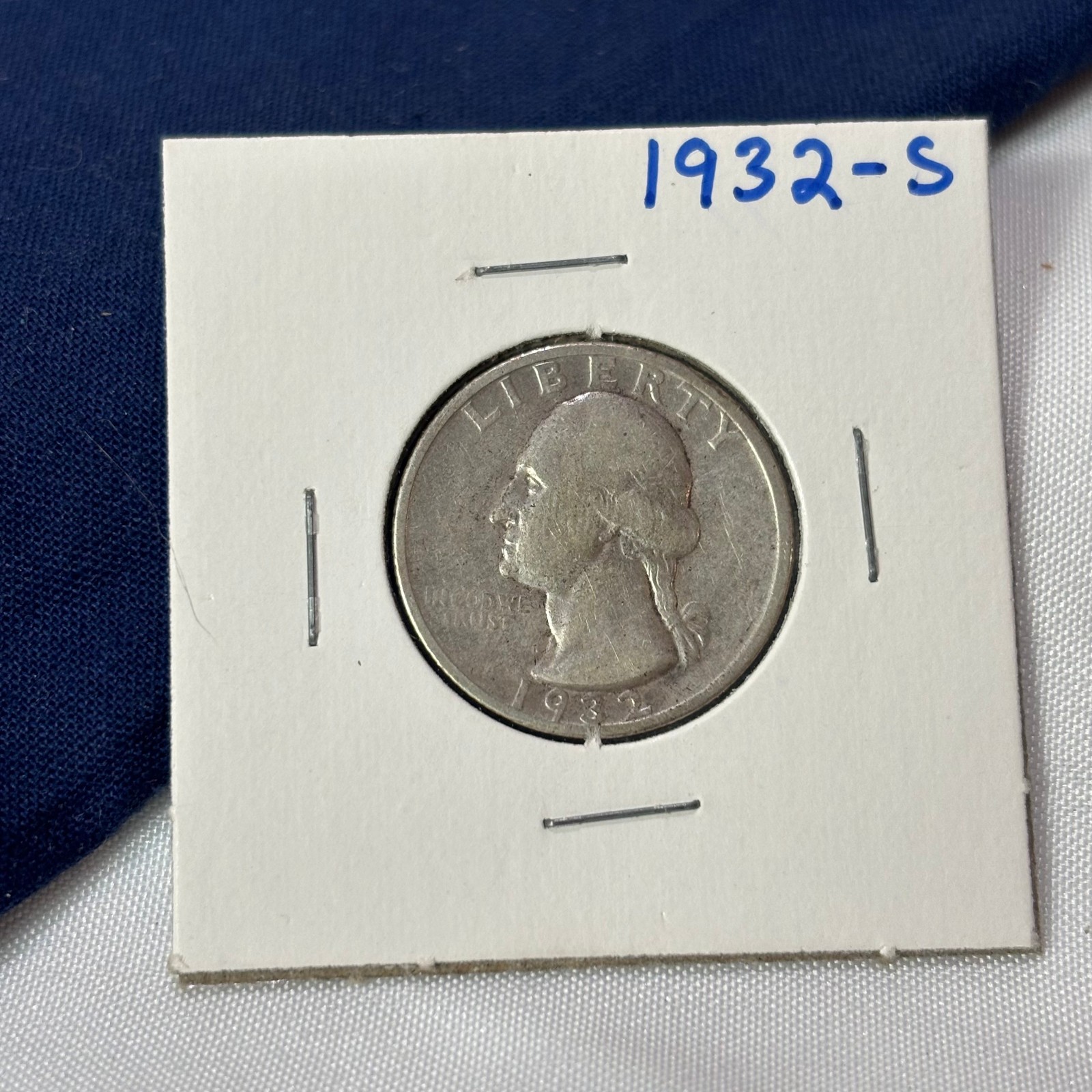 1932 S Washington Quarter 90% Silver Coin 1932 S Washington Quarter 90% Silver Coin