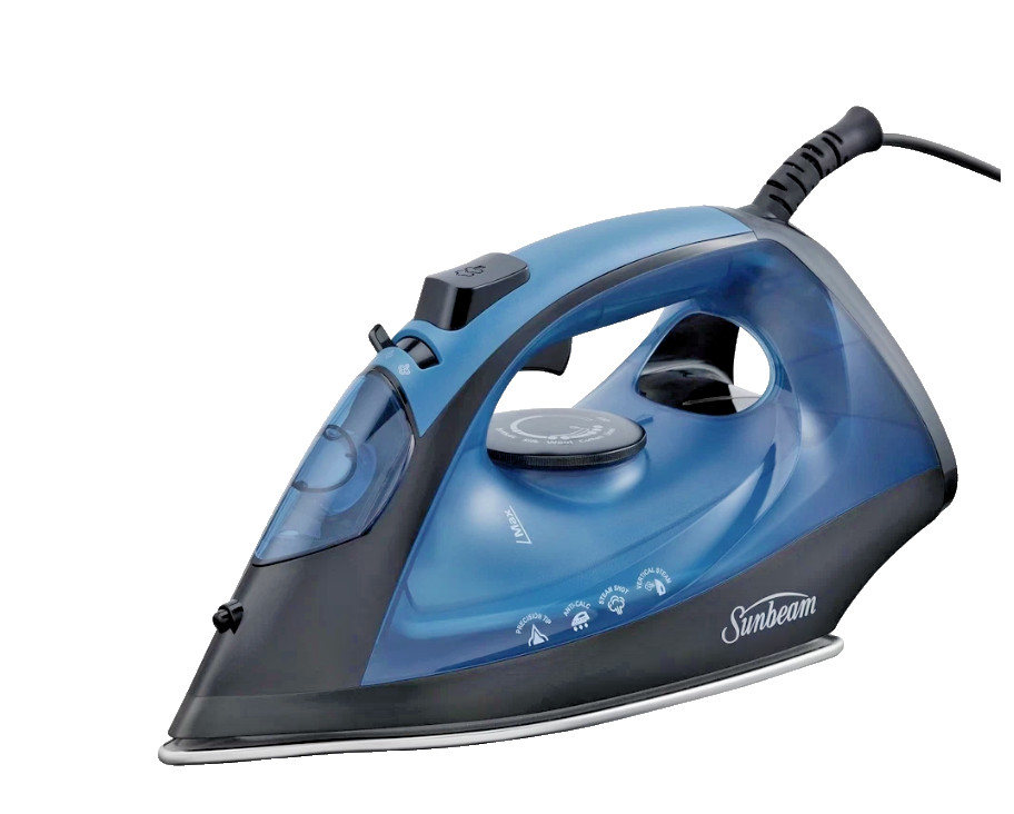 Sunbeam 1250W Classic Steam Iron w/Shot Steam Feature Spray Mist Stainless B19