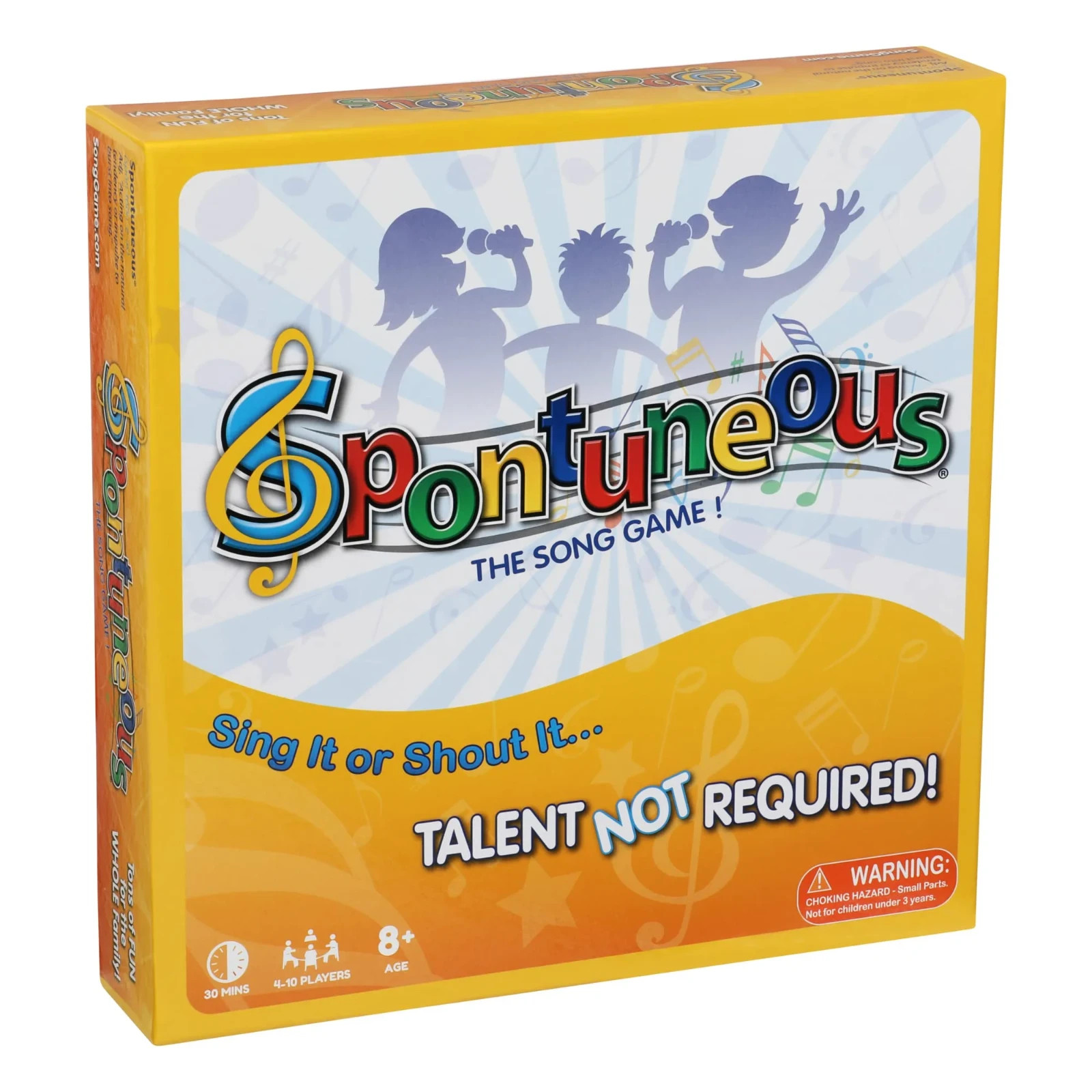 Spontuneous The Song Game - Yellow New Sealed Box