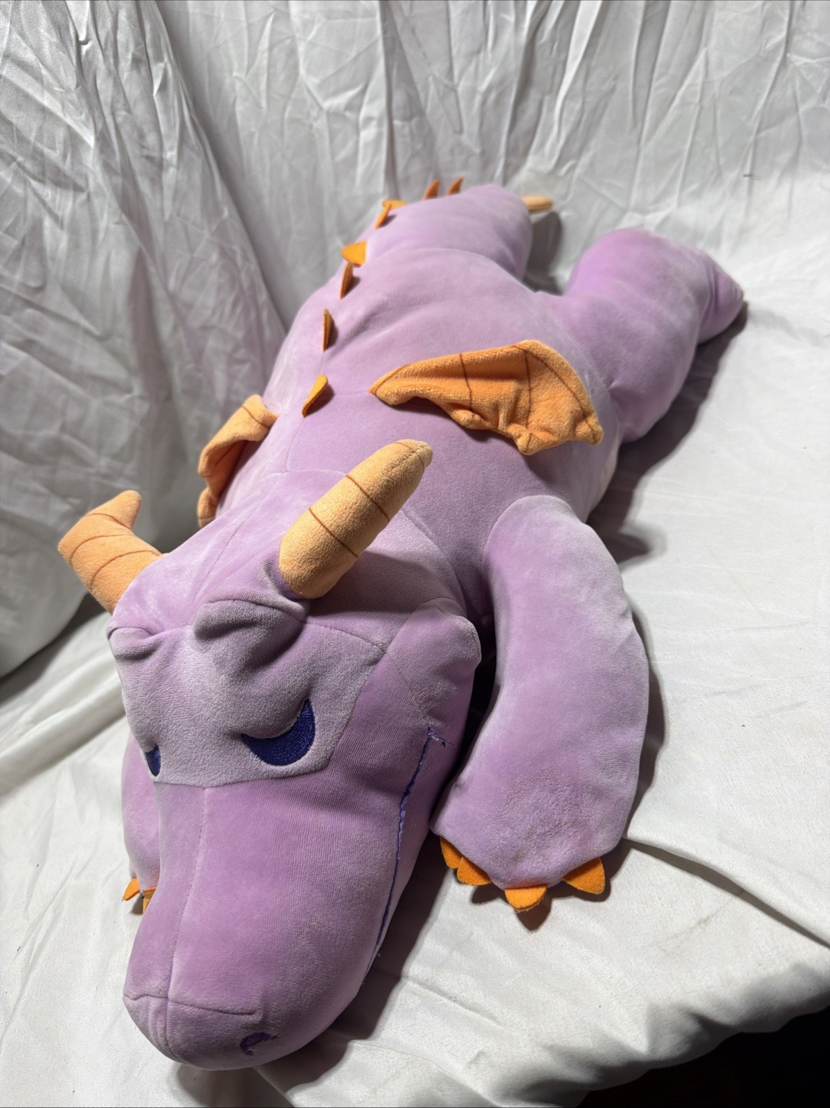 2022 Disney Parks EPCOT Sleeping Dream Figment Dragon Cuddleez Large 25” Plush