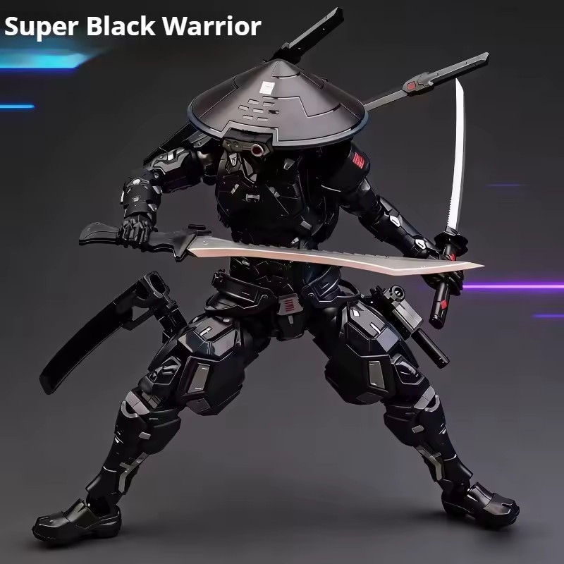22CM SC001 Snake Eyes Black Warrior Action Figure 1/10 Movable Model Toy 22CM SC001 Snake Eyes Black Warrior Action Figure 1/10 Movable Model Toy