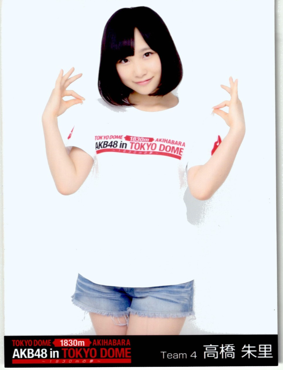 Juri Takahashi AKB48 in TOKYO DOME 2012 Japanese Idol Photograph Collectible