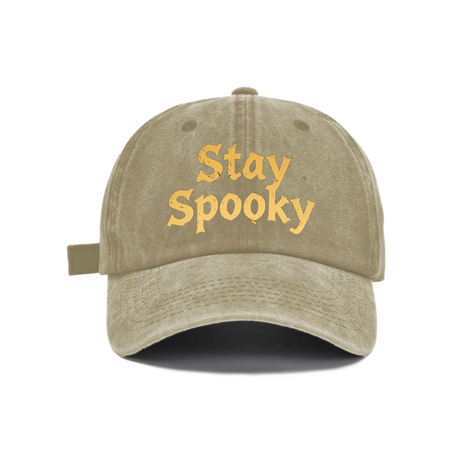 Halloween Pumpkin Patch - Stay Spooky Unisex Washed Baseball Cap Adjustable