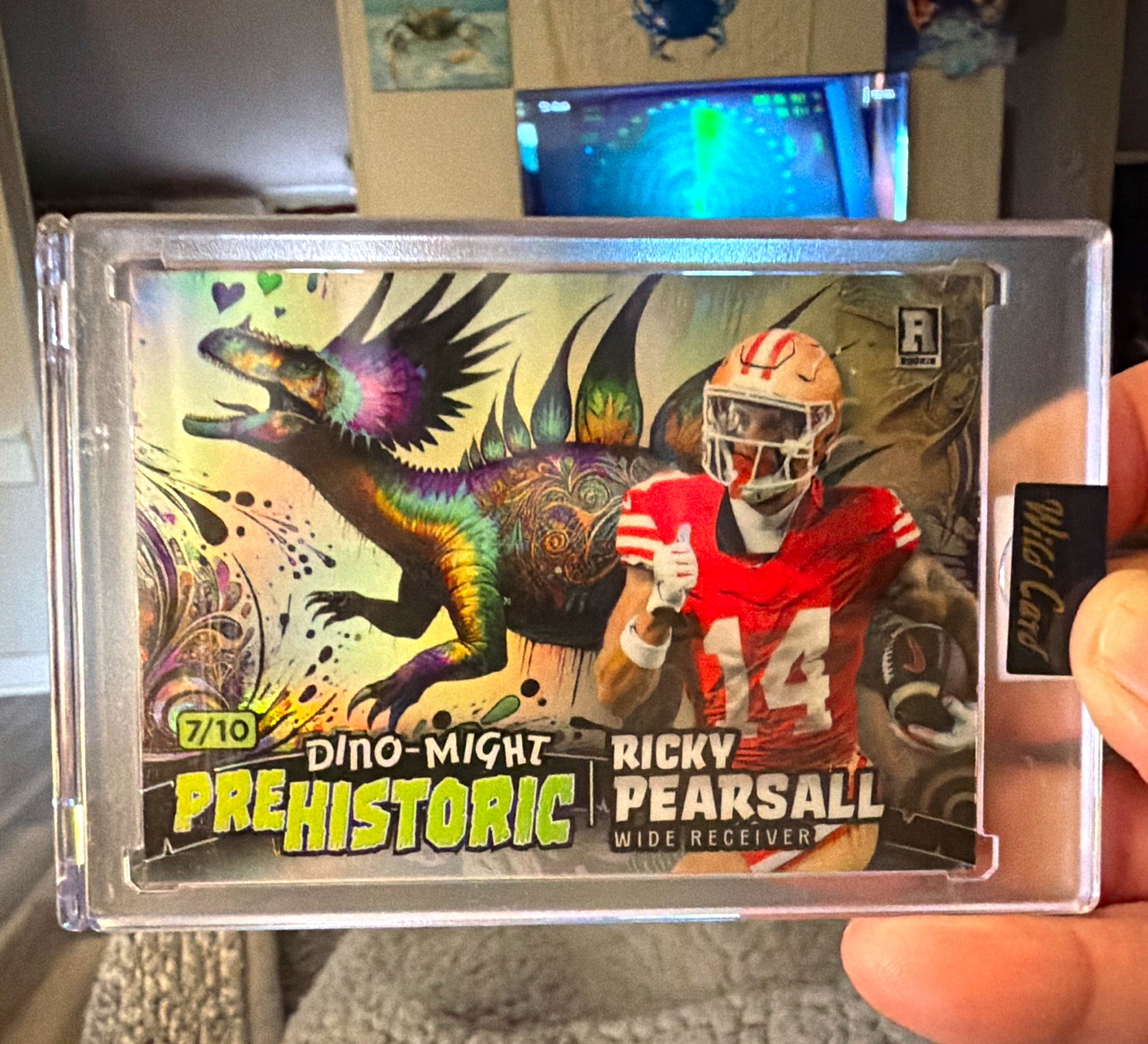 Wild Card 2024 Alumination Pre-Historic Ricky Pearsall PHSTG3-RP /10