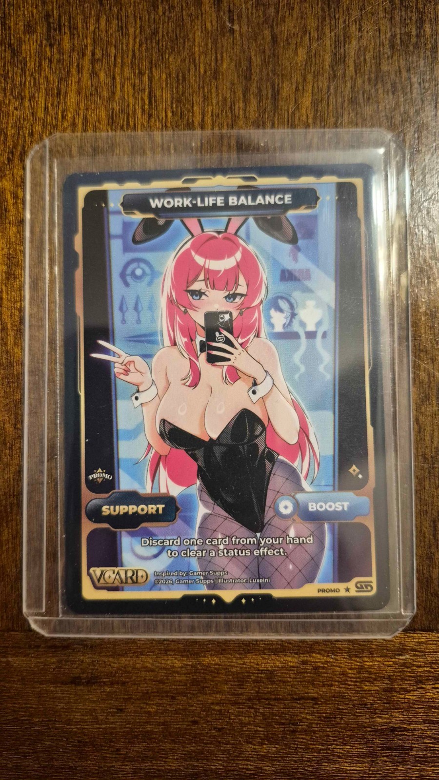 VCard TCG Work-Life Balance | Anime Promo | 1/200 | Gamersupps | NM VCard TCG Work-Life Balance | Anime Promo | 1/200 | Gamersupps | NM