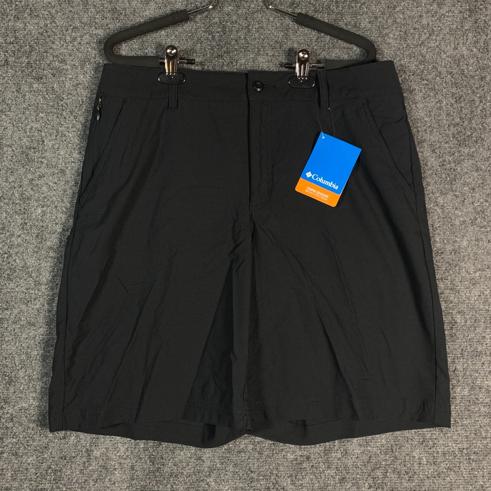 Columbia Women\'s Leslie Falls Long Shorts II Active Fit Black 14 New NWT