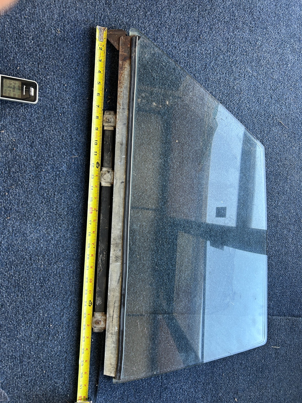 1965-68 Galaxie 4 Door Sedan & Station Wagon Front Driver\'s Door Glass-Used