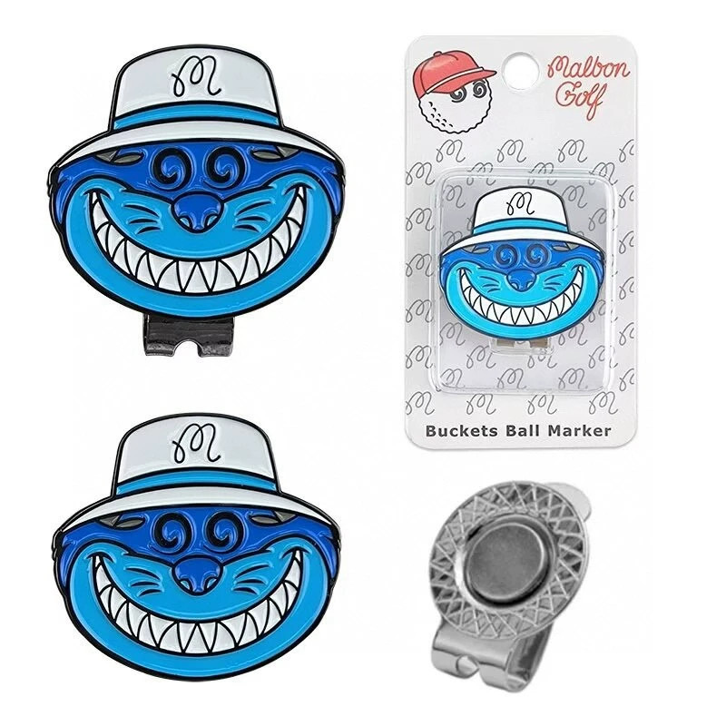 Malbon x Bettinardi Fat Cat Golf Ball Marker, with Magnetic Clip Malbon x Bettinardi Fat Cat Golf Ball Marker, with Magnetic Clip