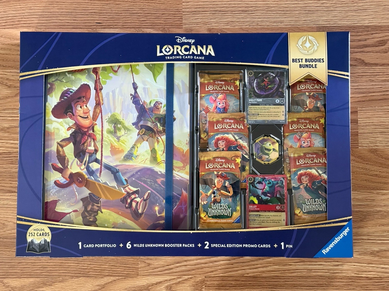Disney Lorcana Wilds Unknown Best Buddies Bundle Costco Sealed New Promo Pin