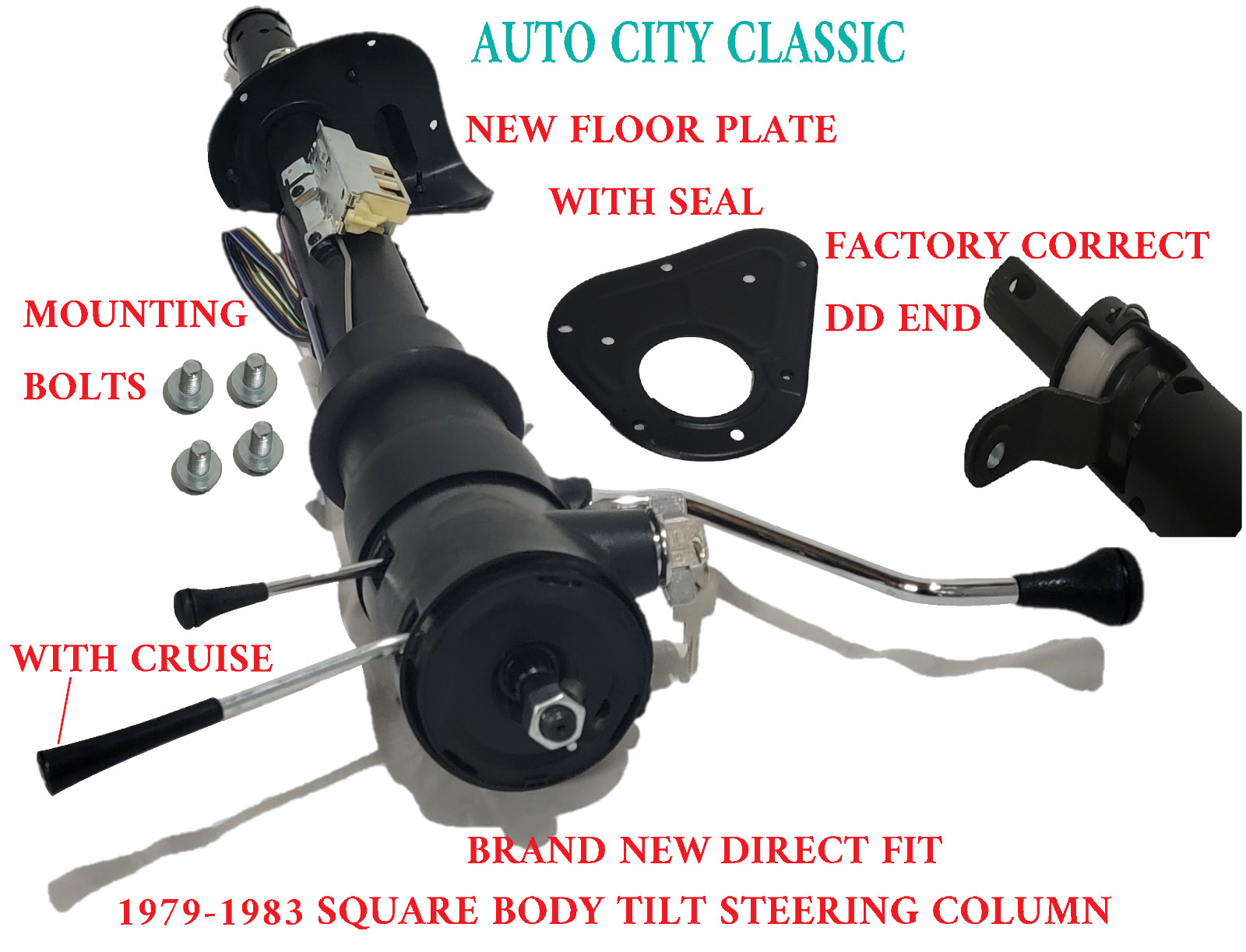 Tilt Steering Column 1979-1983 C10 K10 C20 K20 Chevrolet GMC Pickup Truck