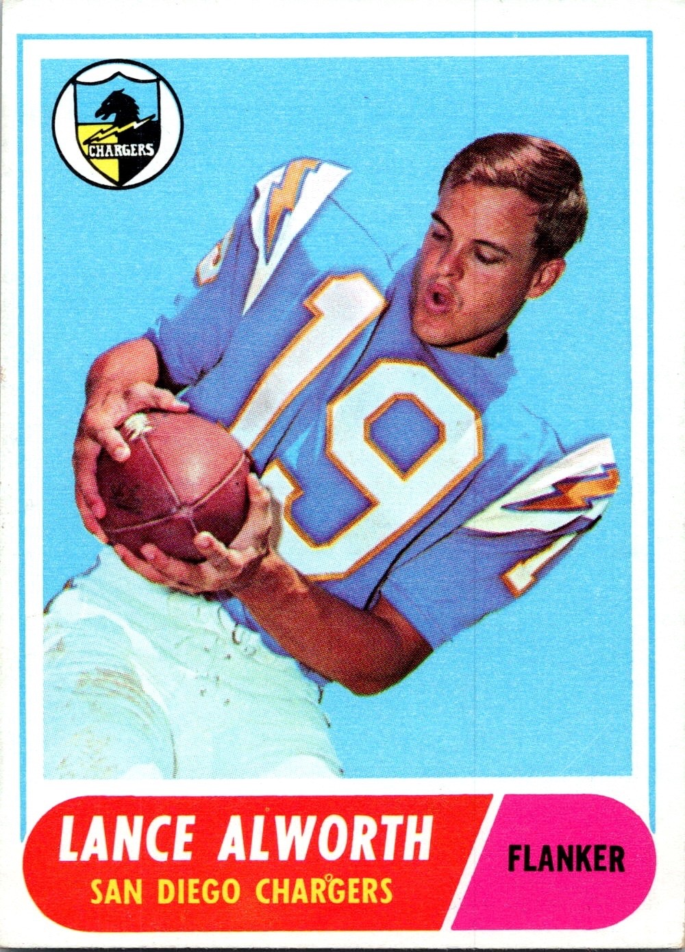 1968 Topps #193 Lance Alworth 1968 Topps #193 Lance Alworth
