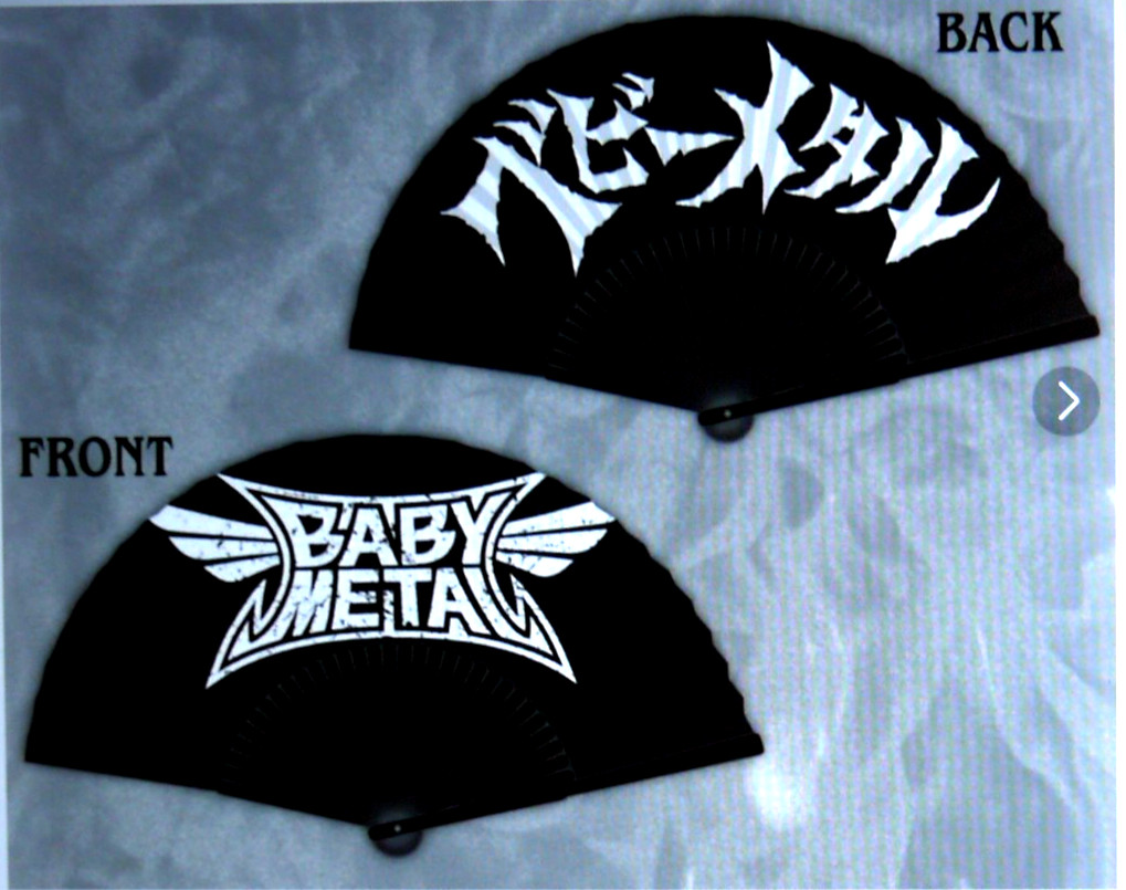 2025 BABYMETAL FOLDING FAN 