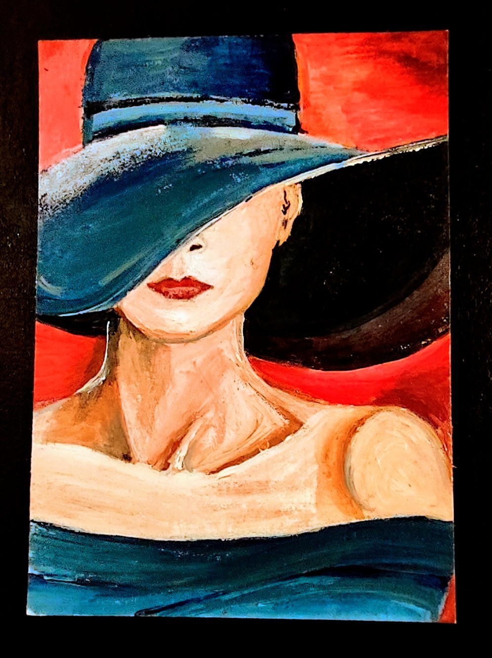 ACEO Hand Painted Art Card. Signed By Artist. Hand Painted Not A Print