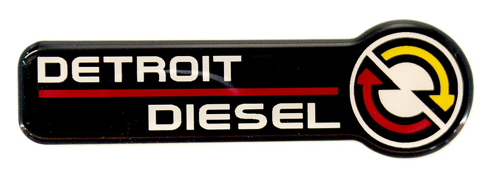 DETROIT DIESEL EMBLEM STANDARD SATIN